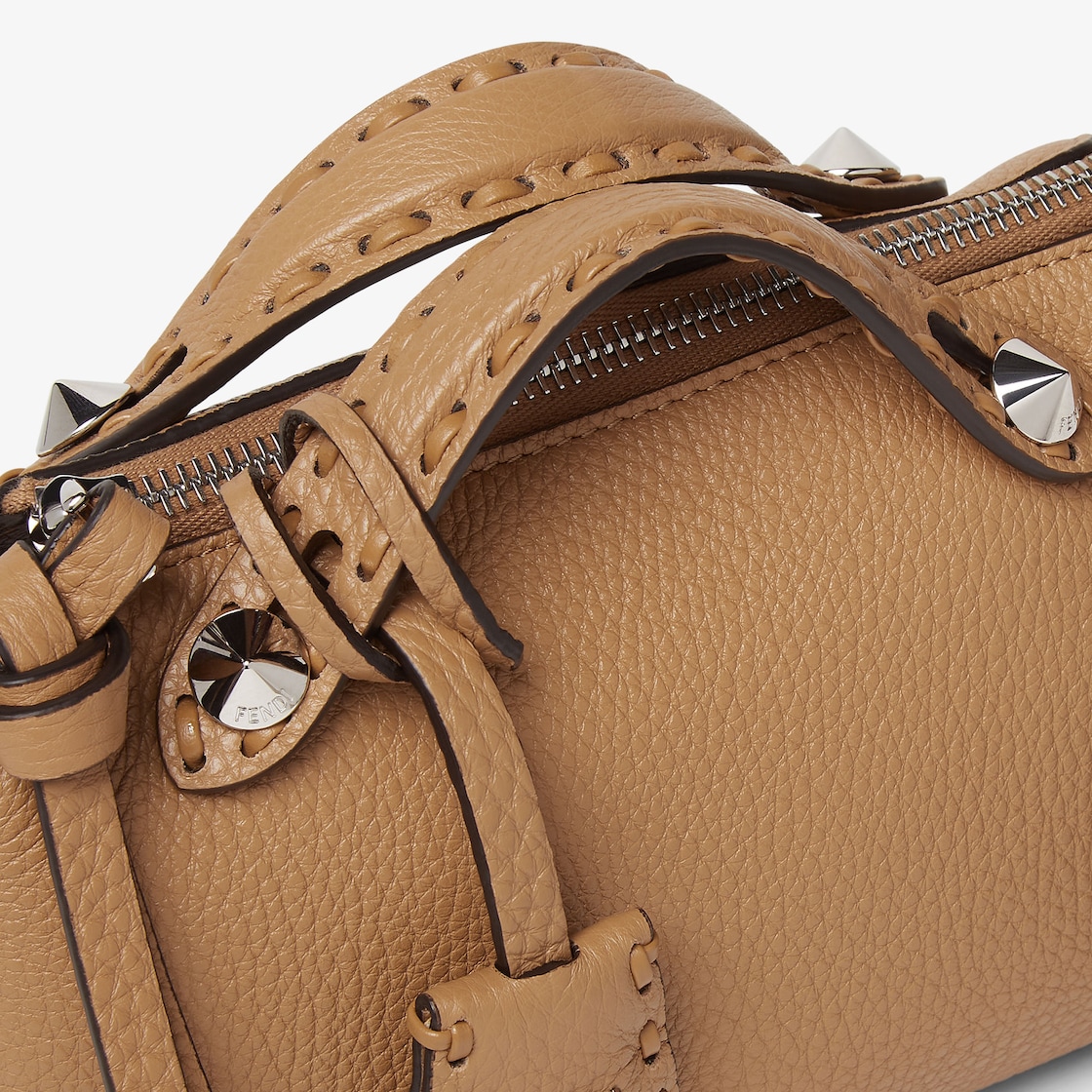 FENDI By The Way Selleria Mini Cappuccino-colored Selleria mini-bag with 156 hand-sewn stitches - Image 3